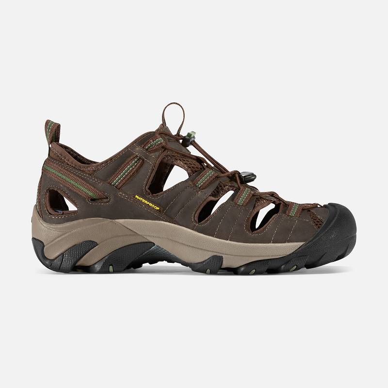 Keen Arroyo II Trekkingsandalen Herren DE-60835 Slate Black/Bronze Green - Keen Herrenschuhe Braun